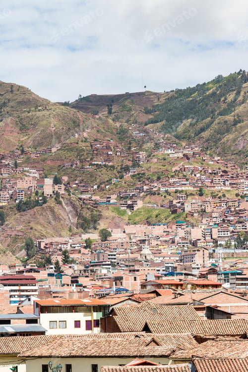 Preview: Cusco, Peru - May 14 : Elevated View Of Part Of The City Of Cusco From The Templo De Santo Domingo