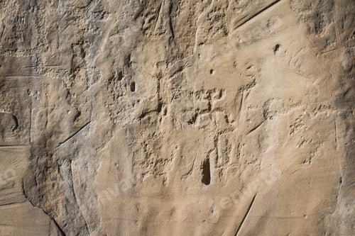 Preview: Ancient Petroglyphs Or Rock Engravings On The Dessert Walls Of Chaco Canyon New Mexico