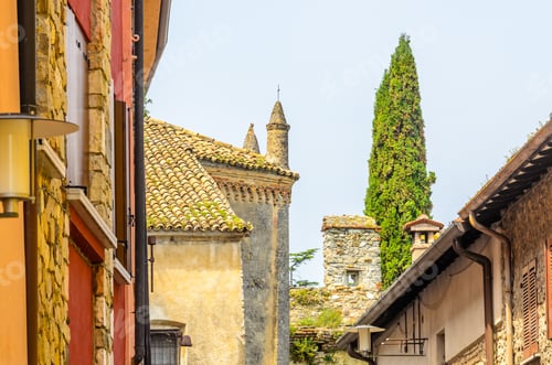 Preview: Scenery Of Italy Series - Castello Scaligero At Sirmione. Lake Garda. Italy.
