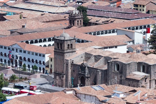 Preview: Cusco, Peru - May 14 : View Of The Cusco Cathedral And The Plaza De Armas From The Ancient Site Of