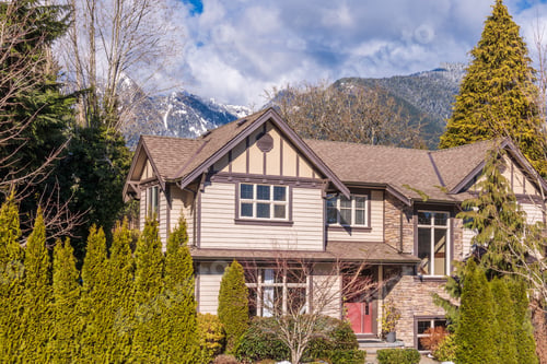 Preview: Luxury House At Spring In Vancouver, Canada.