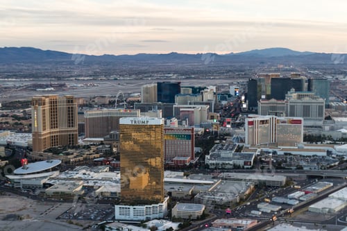 Preview: Las Vegas Nevada - December 14 : Aerial View Of The Famous Las Vegas Strip, View From The North