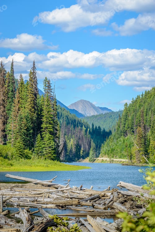 Preview: Majestic Mountain Lake In Canada. Seton Lake. Lillooet, Whistler, Vancouver Area.