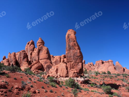 Preview: Geological Formation In Arches National Park, Utah