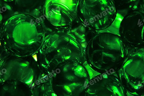 Preview: Green Background - Abstract Art And Color Texture - Mysterious Beauty