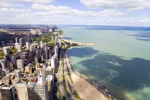 Preview: Aerial View Of Chicago Downtown