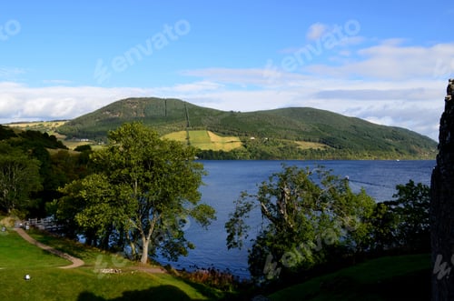 Preview: Gorgeous Rolling Hills Surrounding Loch Ness In Scotland.