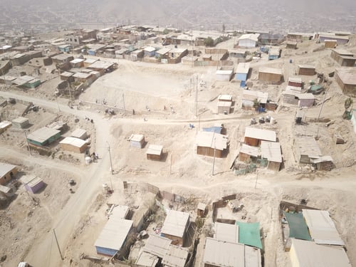 Preview: Aerial View Of Manchay District At Lima Peru