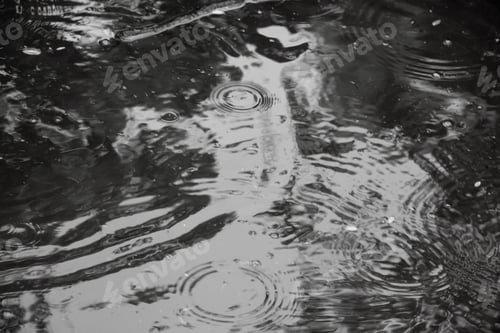 Preview: Abstract Rain Making Rings In Water