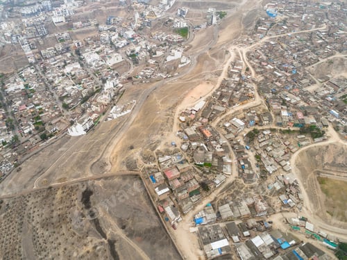 Preview: Aerial View Of Lima Peru During Winter.