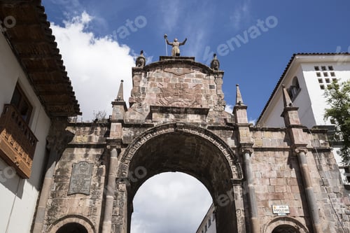 Preview: Stone Arch "Santa Clara" At Cuzco City Peru.