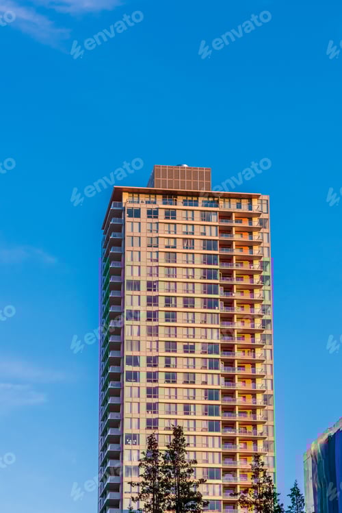 Preview: Modern Apartment Buildings In Vancouver, British Columbia, Canada.