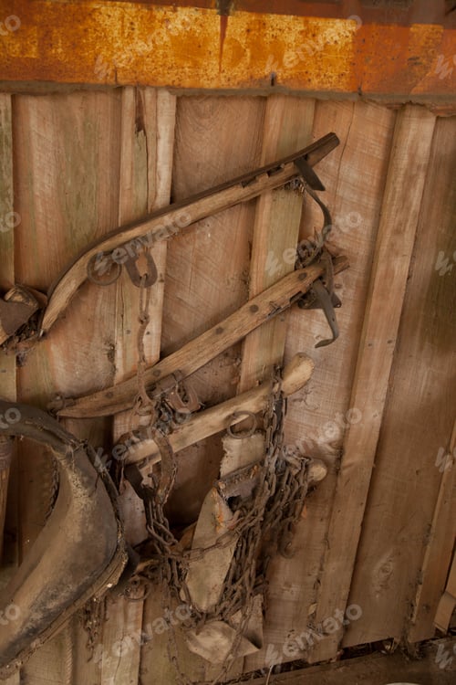 Preview: Old Farm Equipment In Disrepair