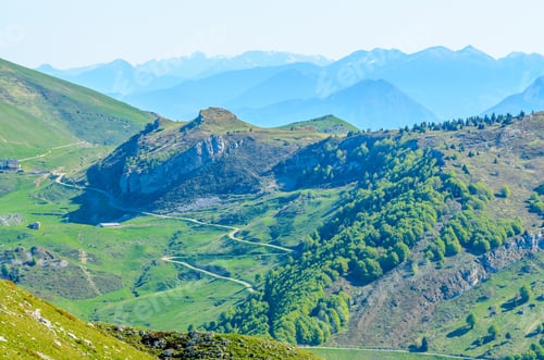 Preview: Fragment Of A Nice Mountain View From The Trail At Monte Baldo In Italy.