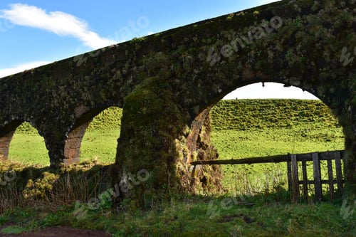 Preview: Arches Of An Aqueduct In The Countryside Of The Azores.