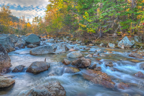 Preview: Autumn At The Swift River In New Hampshire