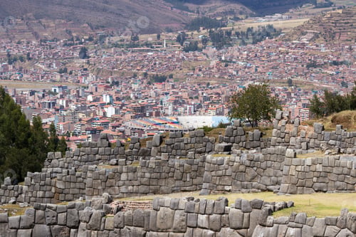 Preview: Cusco, Peru - May 14 : View Of The Soccer Stadium In Cusco From The Ancient Site Of Saqsaywaman