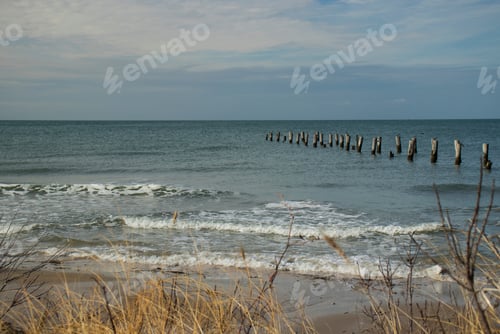 Preview: Old Abandoned Piers On The Sea Shore