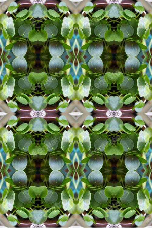 Preview: A Lush Green Pilea Peperomia Plant Abstract 0278