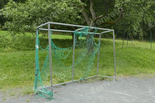 Preview: Soccer Goal With Torn Net