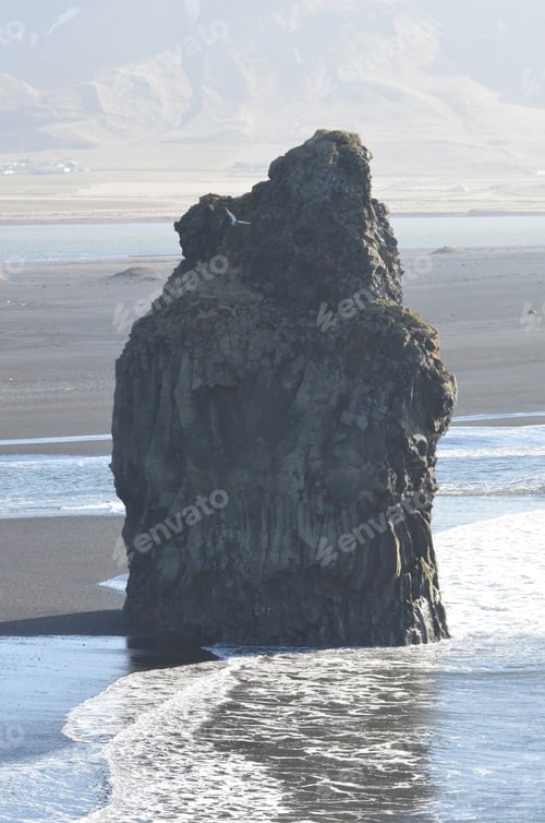 Preview: Beautiful Rock Formation Off The Coast Of Vik