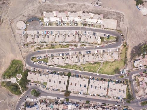 Preview: Aerial Images Of La Molina Distrais. Lima Peru.