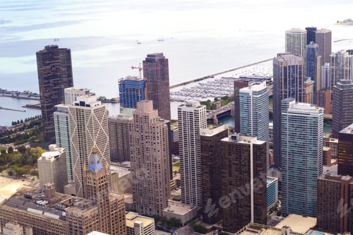 Preview: Aerial View Of Chicago Downtown