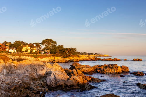 Preview: View Of The California Coast And The Monterey Bay At Sunrise