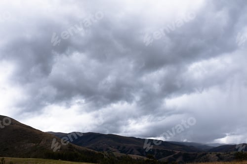 Preview: Andes Mountains. Landscape From Peru, Hills.