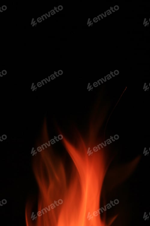 Preview: Fire And Flame Background - Colorful Abstract Art - Hot Heat