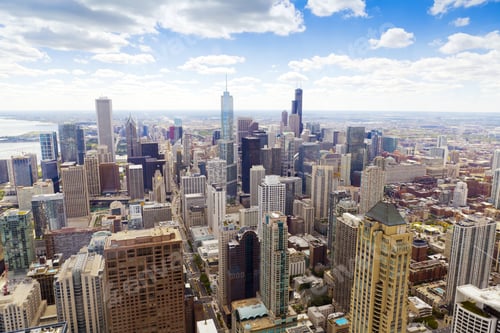 Preview: Aerial View (Chicago Downtown)