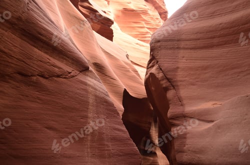 Preview: Antelope Canyon'S Lovely Red Rock Walls In Arizona.