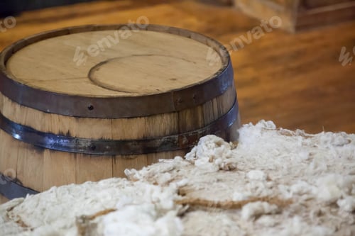Preview: Bale Of Cotton And Keg