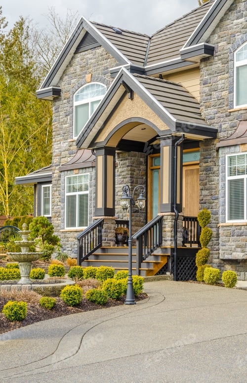 Preview: Contemporary House Door. Vancouver, Canada.