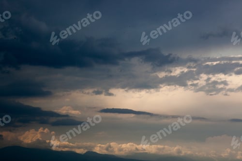 Preview: Colorful Sky With Light And Dark