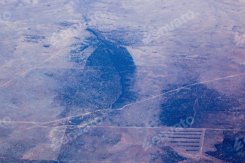 Preview: Western Us Landscape From The Sky Above
