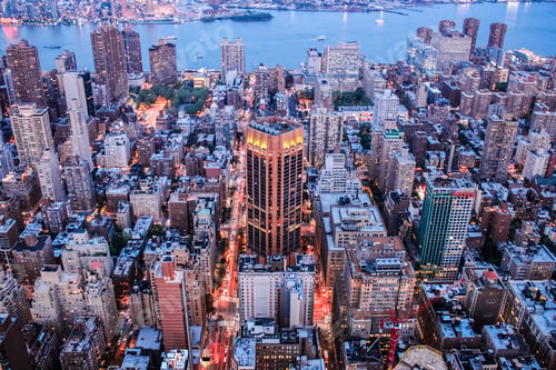 Preview: Us New York Sunset High View