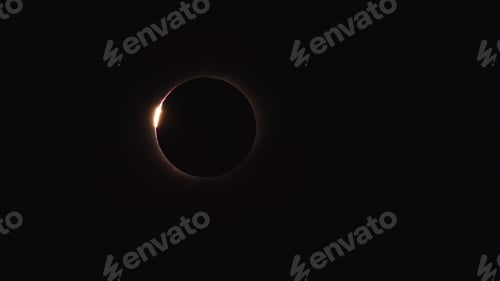 Preview: Total Solar Eclipse In Chile On July 2, 2019. Baily'S Beads, Solar Fulgurations Can Be Seen