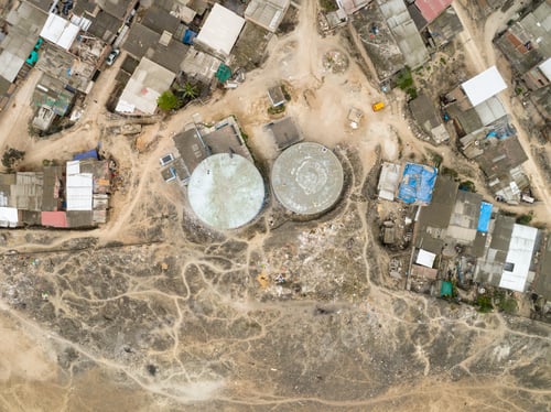 Preview: Aerial View Of Lima Peru During Winter.