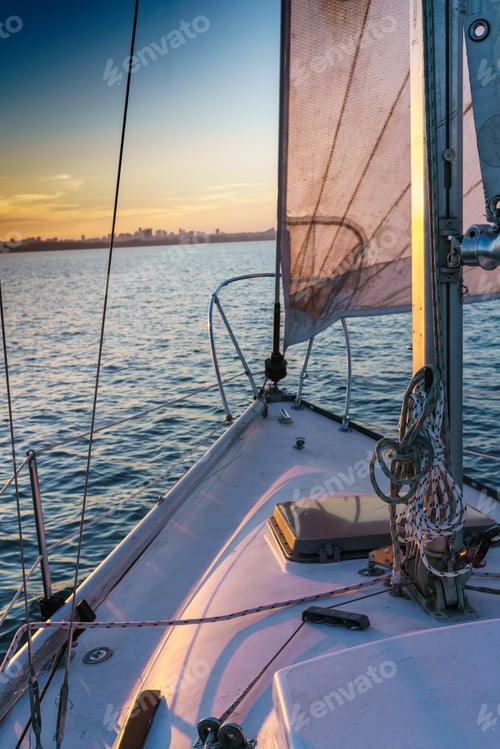 Preview: Sailboat Cruising On Sea, Toronto, Canada
