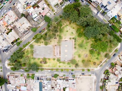 Preview: Aerial View Of Soccer Field