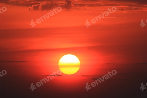 Preview: Sunset Background - African Colors - Mystic Beauty From Nature