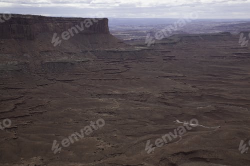 Preview: Dry Desert Landscape For Background Or Texture, From Southern Utah