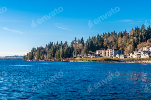 Preview: Luxury House At Sunny Day In Vancouver, Canada.