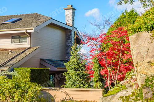Preview: A Very Neat And Colorful Home With Gorgeous Outdoor Landscape In Suburbs Of Vancouver, Canada.
