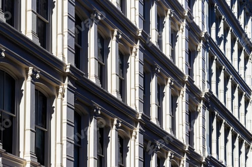 Preview: Cast Iron Building Facades In Soho, New York City, Usa