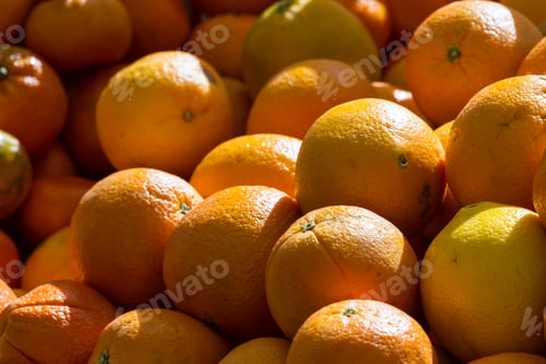 Preview: Oranges Grown Locally For Sale At A Farmers Market In Calistoga California