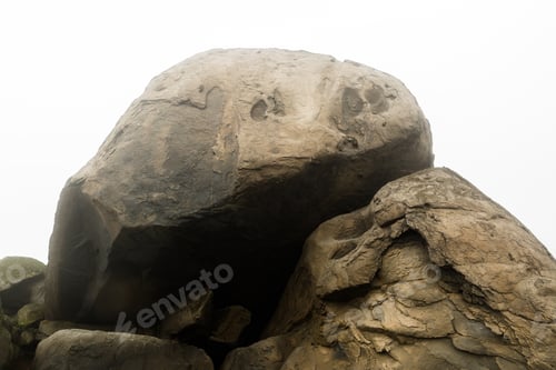 Preview: Image Of Stone In Andes Mountain In Lima Peru. Nature, Trekking Time.