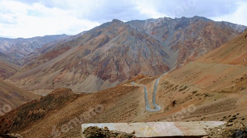 Preview: Himalayan Mountain Valley And Road