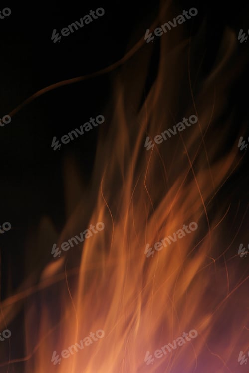 Preview: Fire And Flame - Hot Color Background -